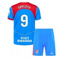 Atletico Madrid Alexander Sorloth #9 Koszulka Trzecia dzieci 2025-26 Krótki Rękaw (+ krótkie spodenki)